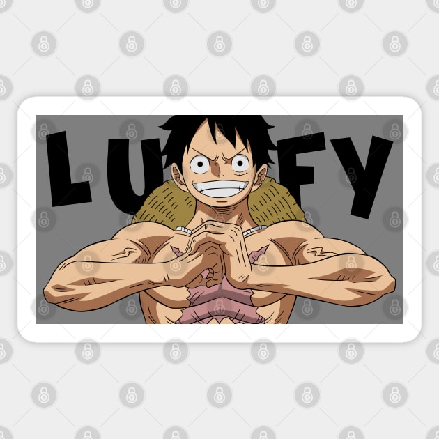 Luffy Sticker by Brok Design